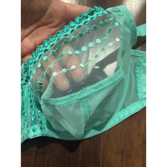 Elomi Matilda Plunge Jade Bra Size 40G - Picture 4 of 6